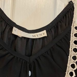 Mine silk tuxedo cami